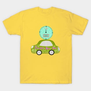 Happy new year car T-Shirt